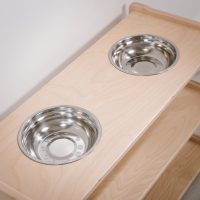 TWIN Montessori washbasin Type B close up