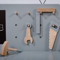 Toy tool box pieces