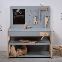 Simple background Toy Work bench