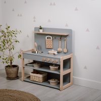 Toy kitchen type B2 in grey