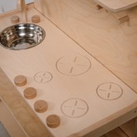 Toy kitchen type B1 in natural detail2