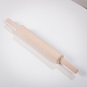 white background rolling pin
