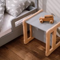 multifunctional chair as side table