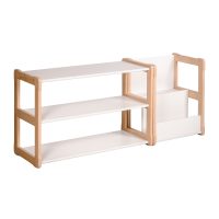 White background SMALL bookshelf with MINI shelf set