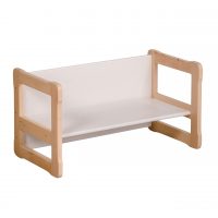 White background Montessori based small bench