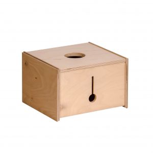 White background Multifunctional small box shelve in natural