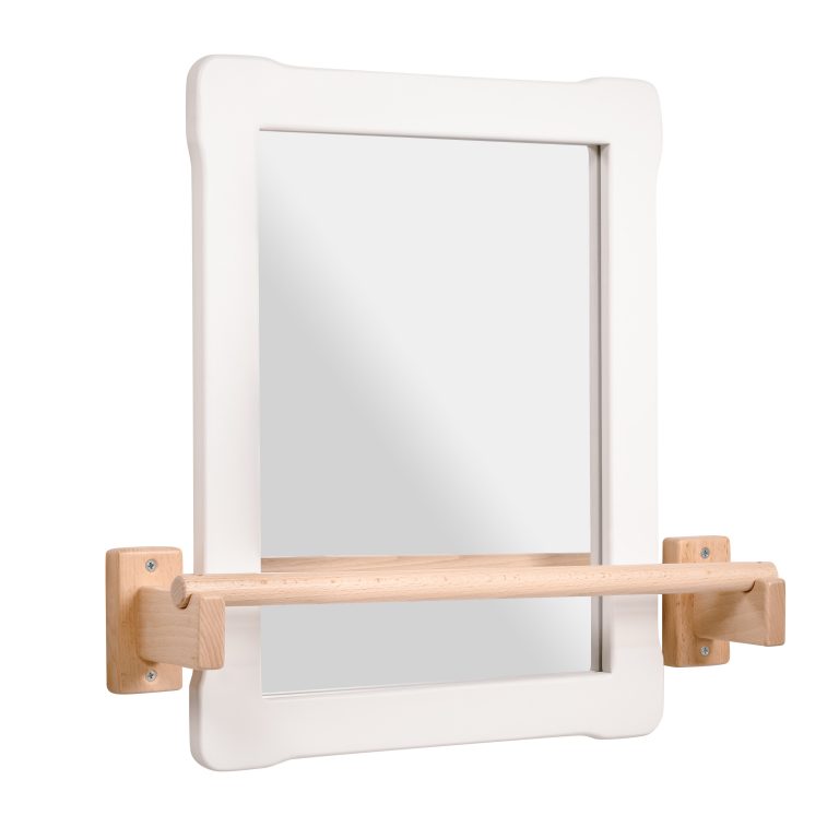 Montessori SMALL Mirror with SHORT Pull up bar