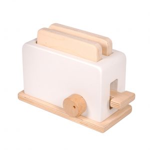 White background Toaster with 2 slices of bread