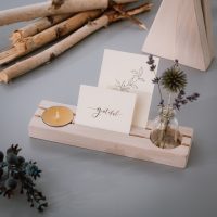 Tealight holder in White above