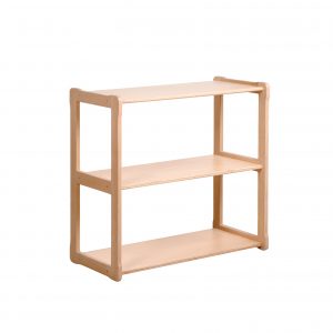 White background Montessori shelf MIDI in natural