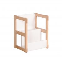 White background Montessori SMALL bookshelf