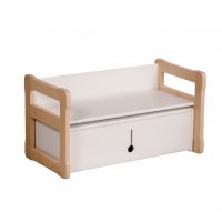 White background small bench and double box set