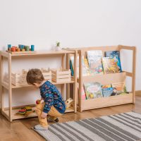 Montessori MIDI bookshelf and MIDI shelf