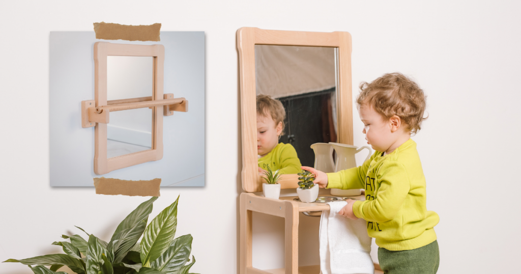 Unlocking Growth and Independence: The Marvels of Montessori Mirror and Pull-Up Bar