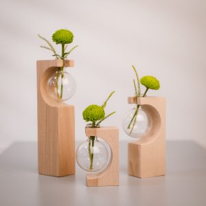 Test tube vase set in Natural2