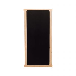 Slide board with chalkboard